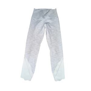 Lululemon Wunder Under Crop II Sz 6 Wee Are From Space Nimbus Roll Down Scallop